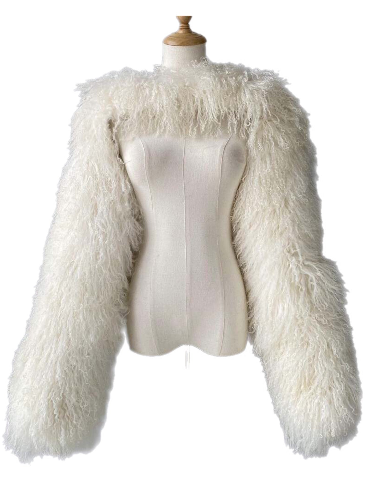 Mongolian Fur Bolero Sleeves