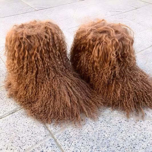 Mongolian Fur Boots