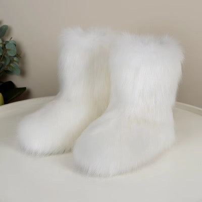 Women Faux Fur Boots