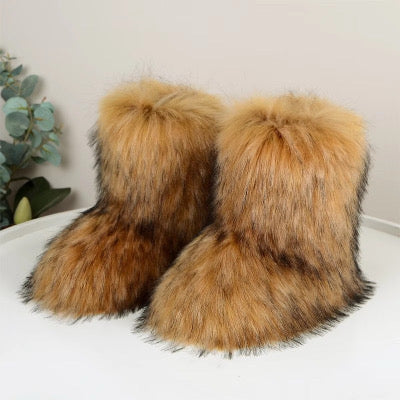 Mini Faux Fur Boots