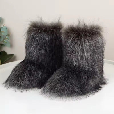 Mini Faux Fur Boots