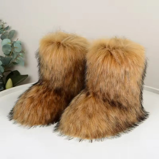 Petite Faux Fur Boots