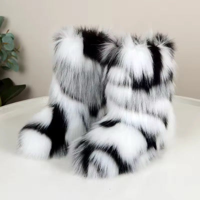 Mini Faux Fur Boots